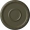 Ekena Millwork Medea Ceiling Medallion (Fits Canopies up to 5 1/2"), Hand-Painted Witch Hazel, 16 1/2"OD x 1 1/2"P CM16MDWHF - alternate 1